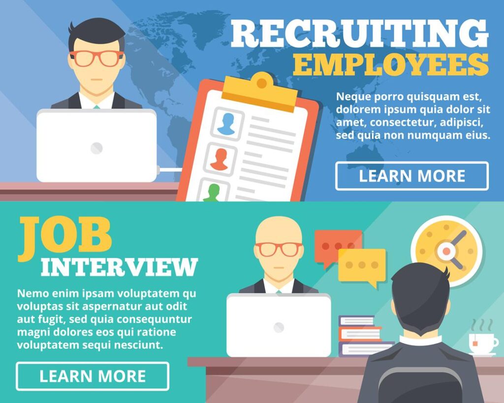 recruiting employees infographic